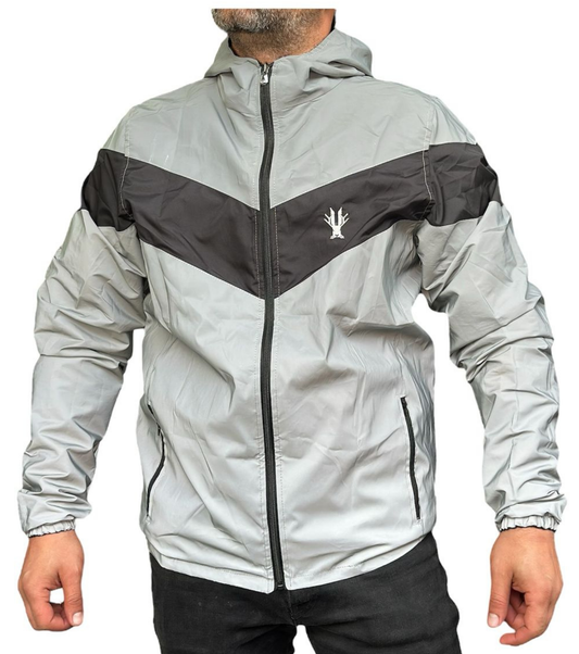 Gray helmet for bikers