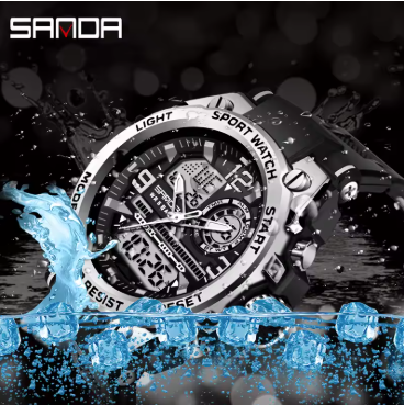 Reloj Sanda Deportivo + Estuche